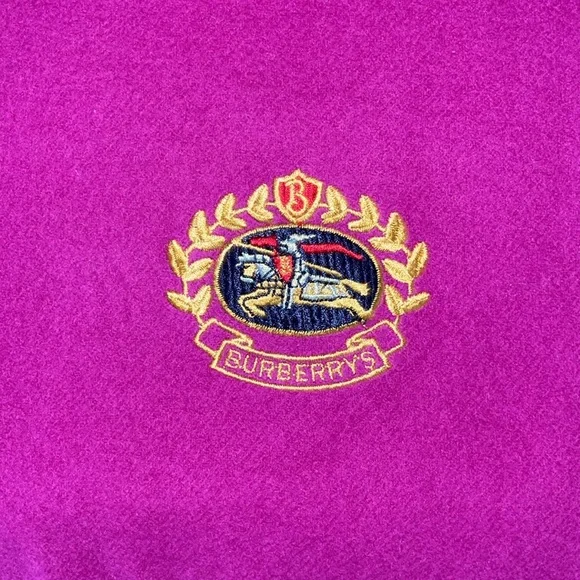 Preloved Burberry lambwool scarf great condition pink purplish color 74”X14 1/2”